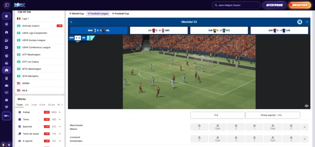 Zinx - virtuale Fotbal